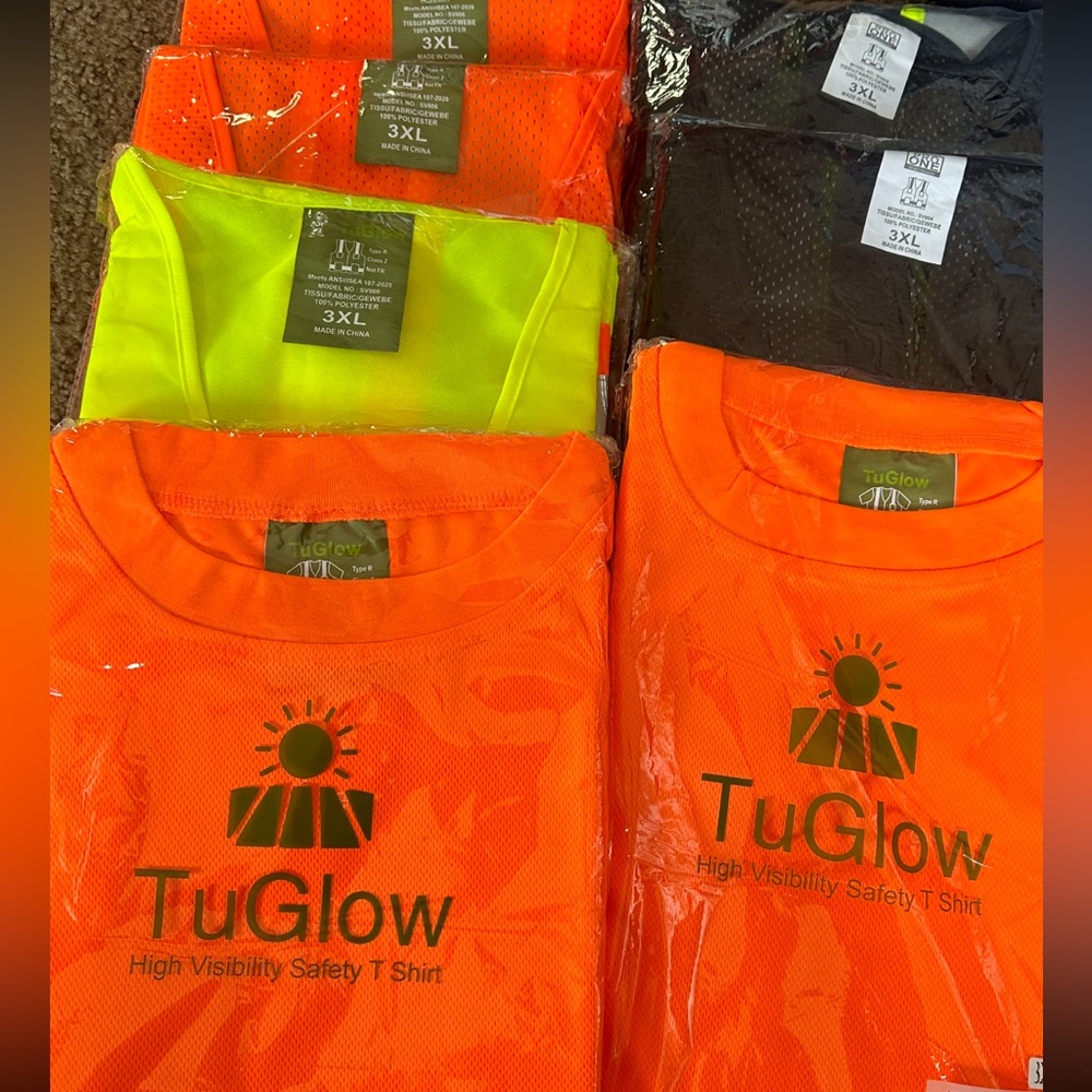 Seven tuglow reflective vests 3xl xxxl